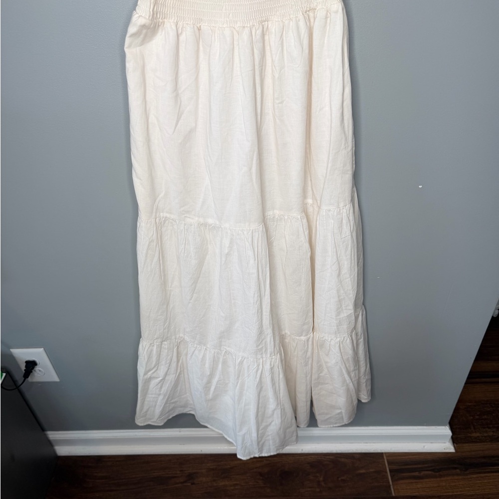 Petal & Pup Smocked Tiered Flutter Sleeve Maxi - Picture 8 of 11